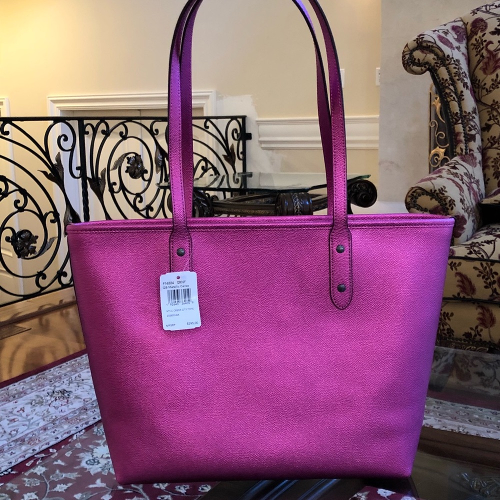 2pcs Coach carry all tote handbag&wallet - Picture 5 of 8